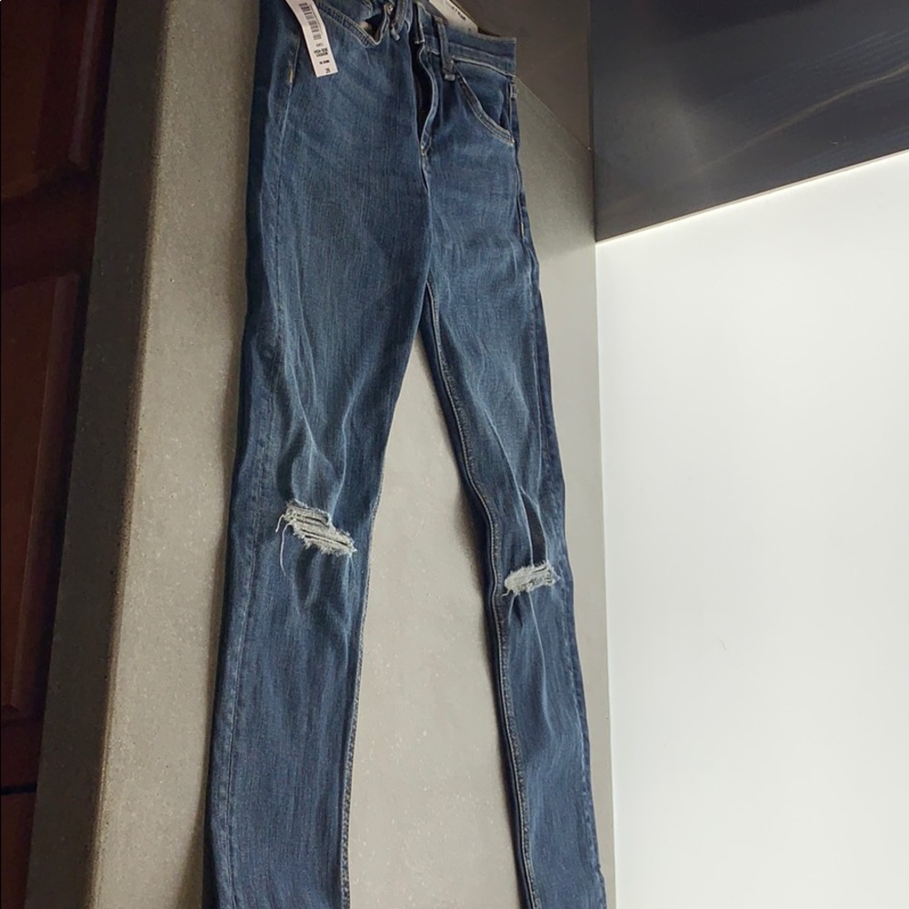 Rag and bone ripped jeans